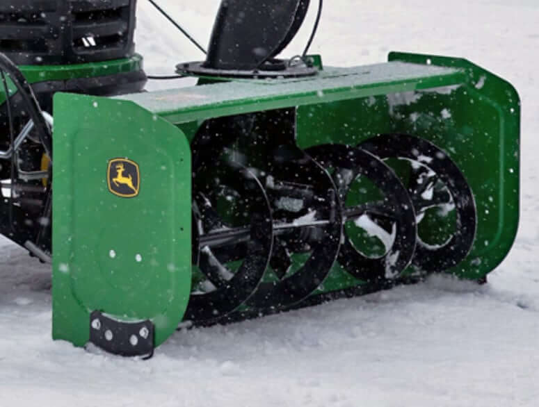 44-inch Snow Blower for John Deere S100 and S200 Series Adjustable Skid Shoes
