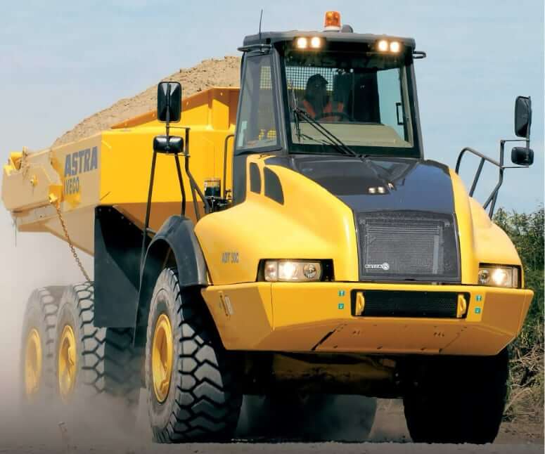 Astra ADT30C Articulated Dump Truck Specs