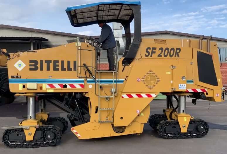 Bitelli SF200R Cold Planer Dimensions and Weight