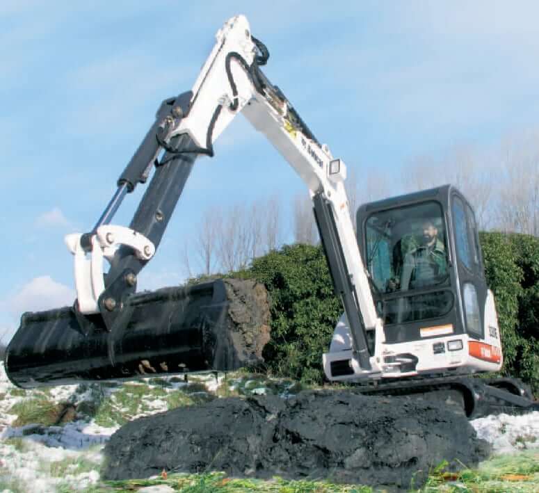 Bobcat 331E Mini Excavator Extendable Arm