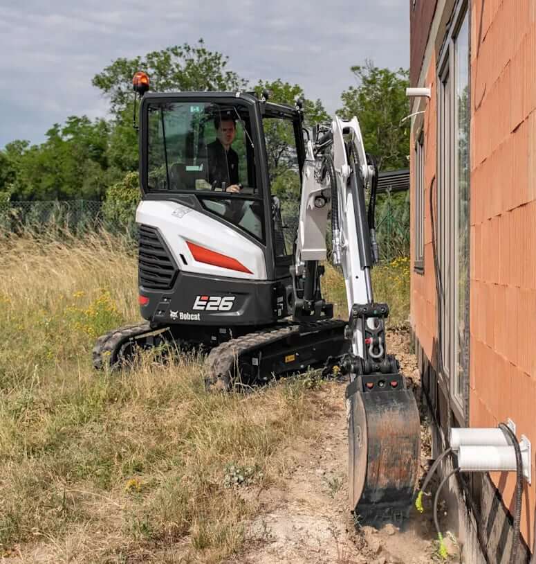 Bobcat E26 Mini Excavator Ground Pressure