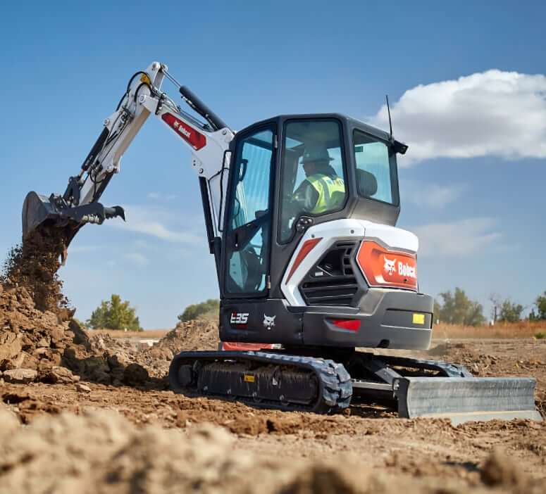 Bobcat E35 Mini Excavator Blade Specs