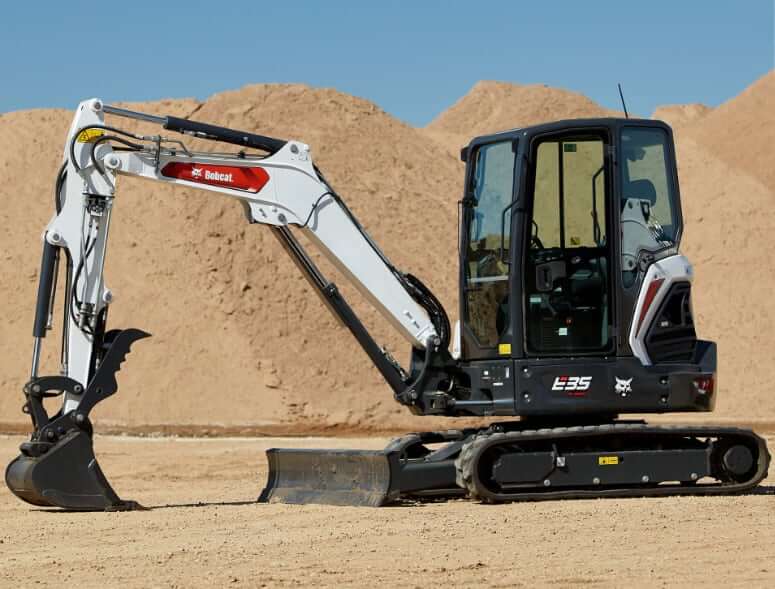 Bobcat E35 Mini Excavator Dimensions