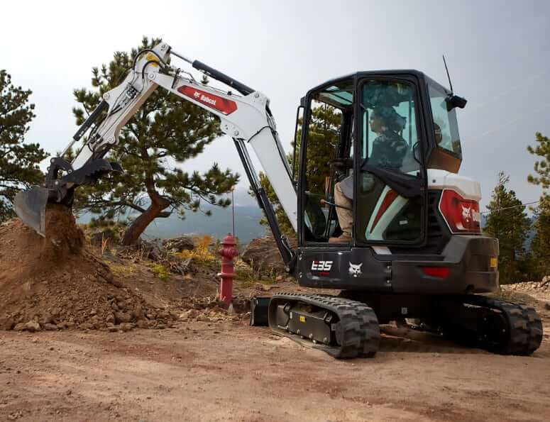 Bobcat E35 Mini Excavator Undercarriage Specs