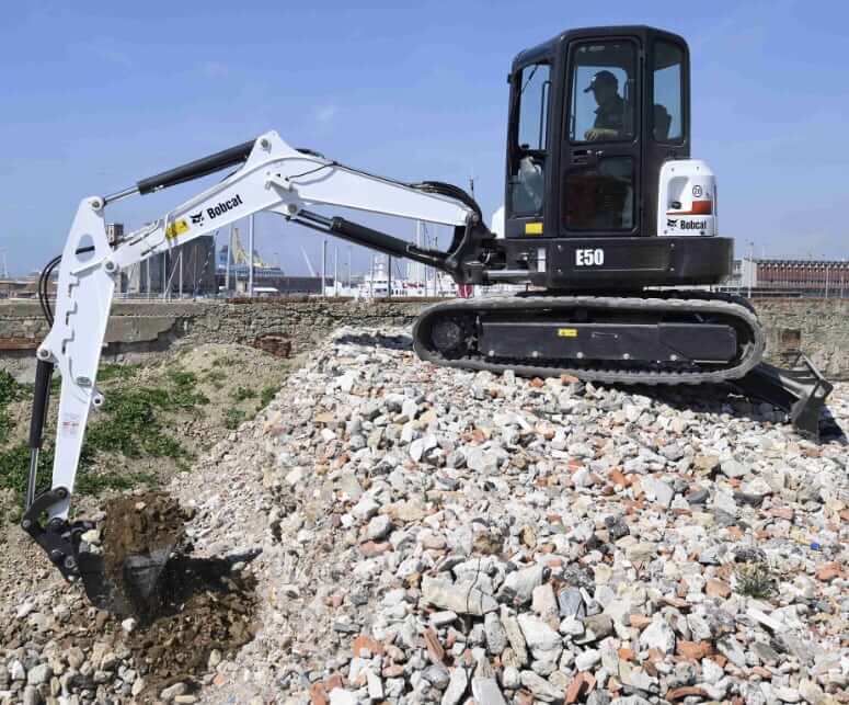 Bobcat E50 Mini Excavator Lift Capacity