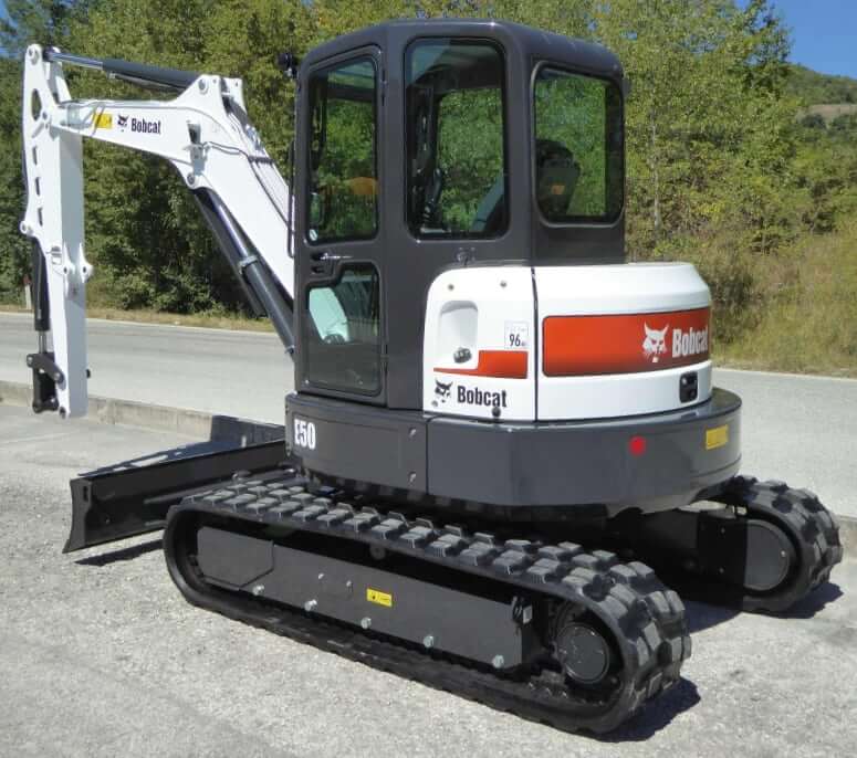 Bobcat E50 Mini Excavator Undercarriage Specs