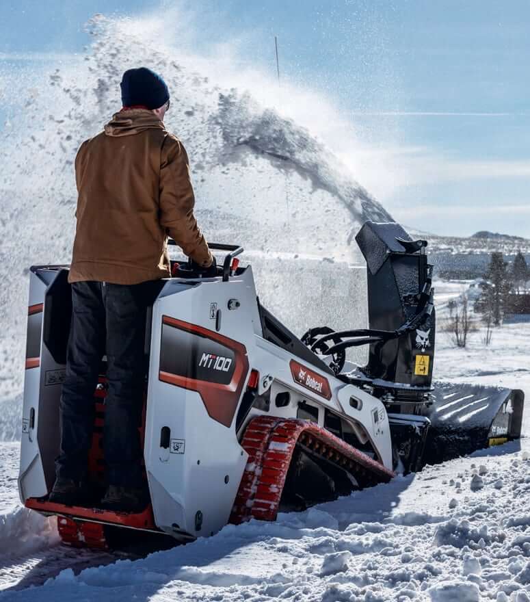 Bobcat MT100 with Snow Blower