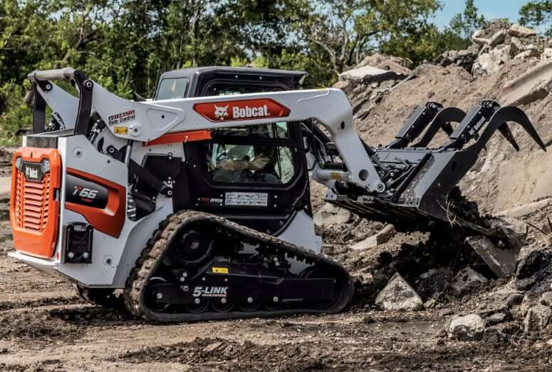 Bobcat T66 Compact Track Loader with Grappler