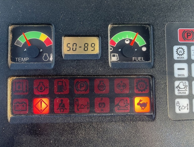 Bobcat Toolcat Fault Code 50-89