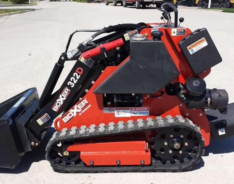 Boxer 322D Compact Track Loader Dimensions