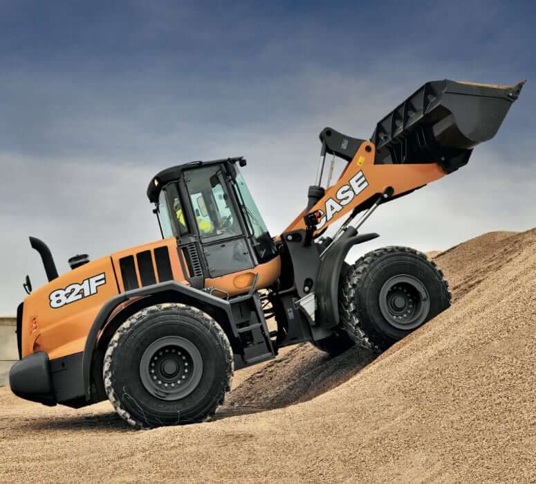 Case 821F Wheel Loader Lift Capacity and Dimensions