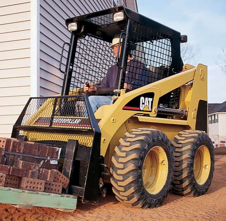 CAT 226 Skid Steer Loader Tire Size