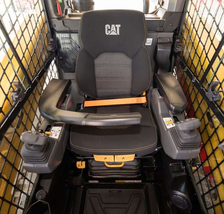 CAT 255 Compact Track Loader Cab Interior