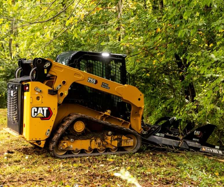 CAT 255 CTL with BRX118 Brushcutter