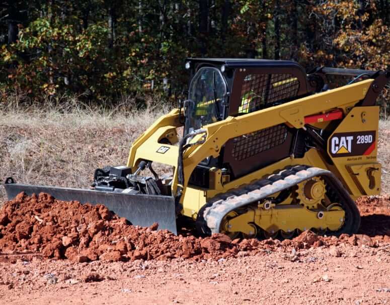 CAT 289D Compact Track Loader with Dozer Blade