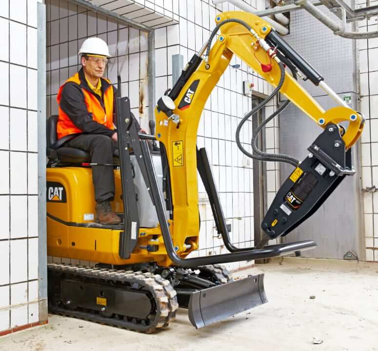 CAT 300.9D Mini Excavator Blade Specs