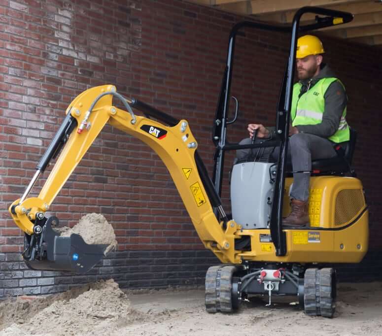 CAT 300.9D Mini Excavator Lift Capacities