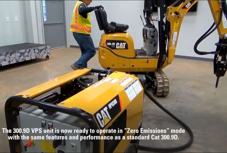 CAT 300.9D VPS with HPU300 Zero Emissions