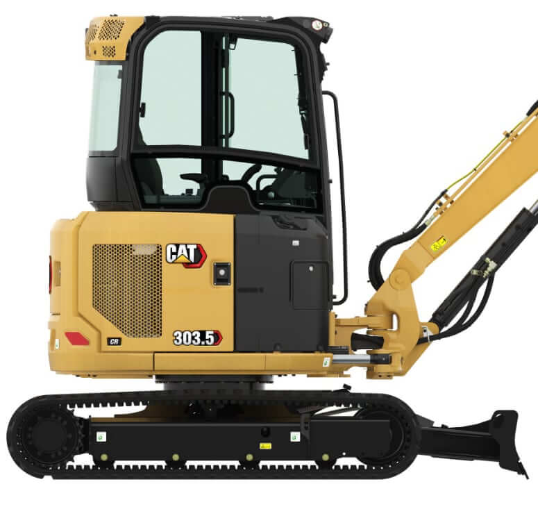 CAT 303.5 CR Mini Excavator Undercarriage Specs