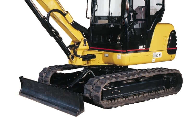 CAT 304.5 Mini Excavator Undercarriage and Blade Specs