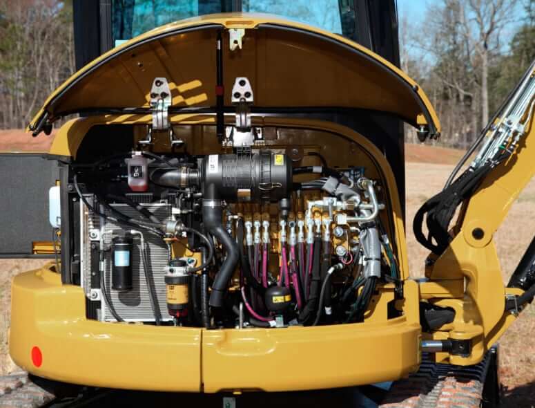 CAT 304.5E2 XTC Mini Excavator Hydraulic System Specs