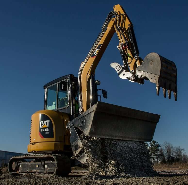 CAT 304.5E2 XTC Mini Excavator with Xtra Tool Carrier