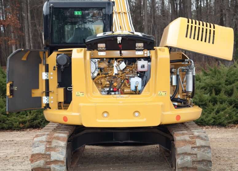 CAT 308E2 CR Excavator Service Refill Capacities