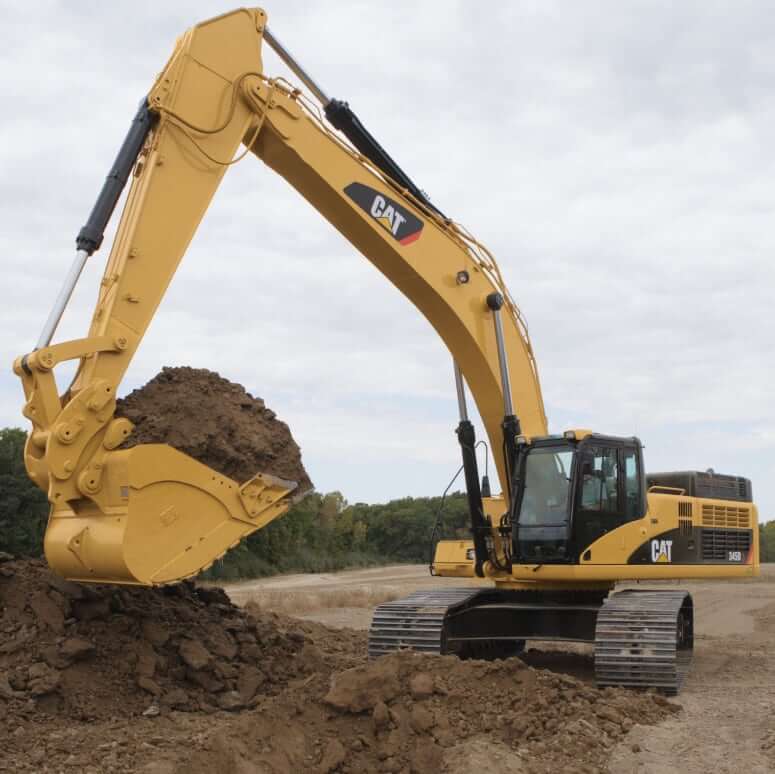 CAT 345D L Excavator Bucket Capacity