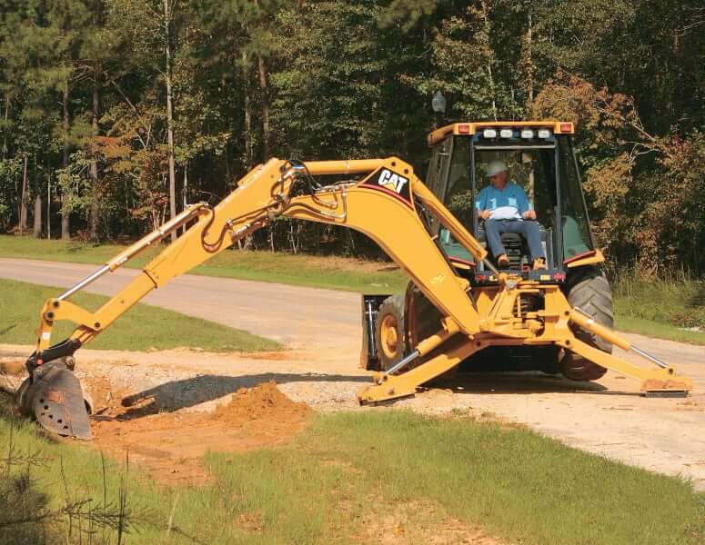 CAT 420D IT Backhoe Loader with Extendible Stick