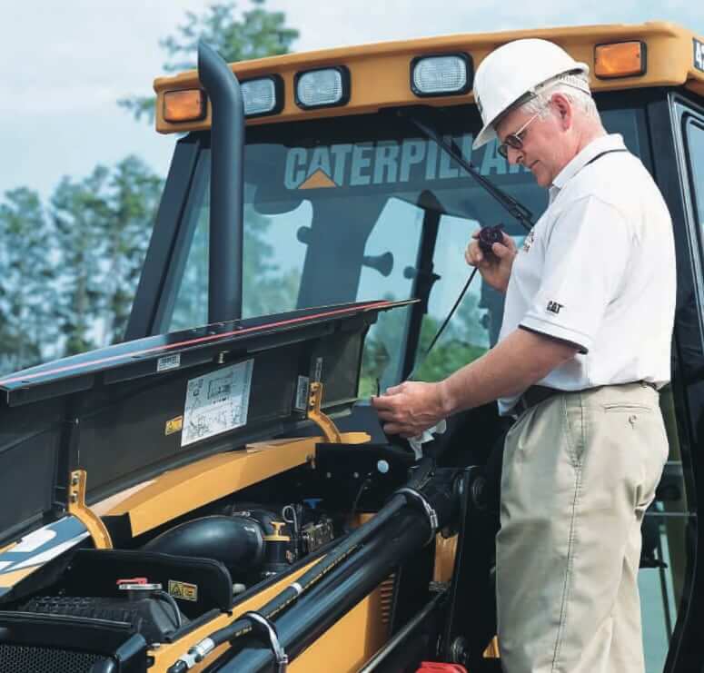 CAT 420D IT Backhoe Loader Service Refill Capacities