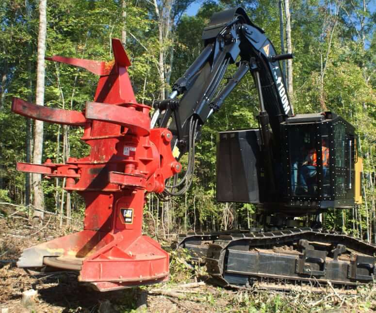 CAT 522 Feller Buncher Boom Performance