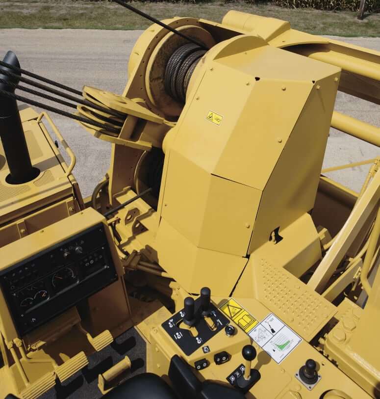 CAT 583T Pipe Layer Hydraulic Winches Specs