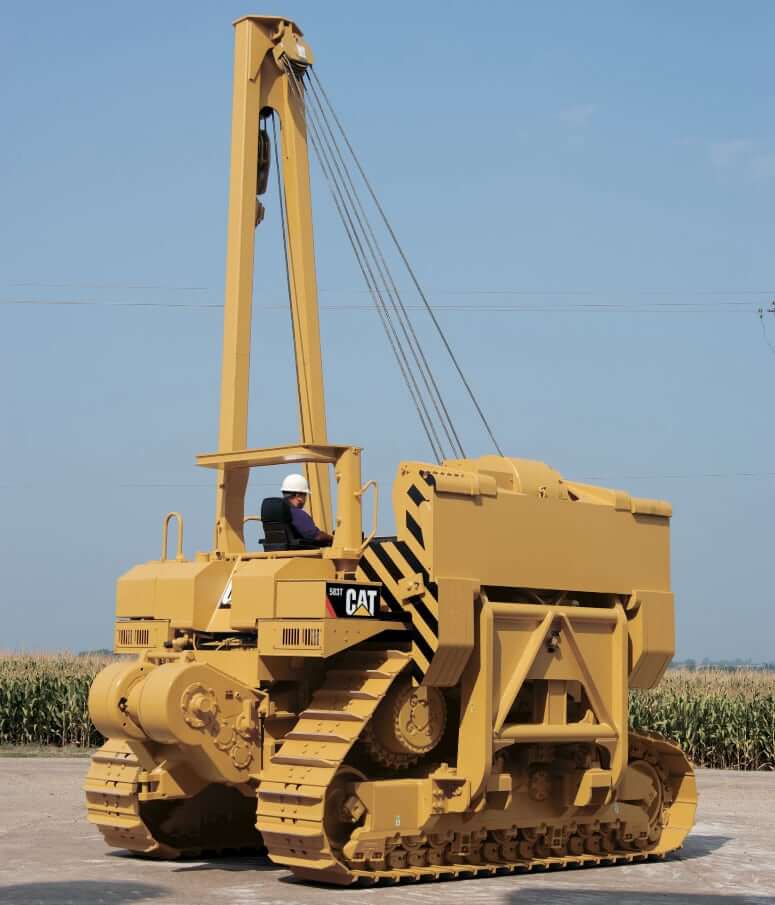 CAT 583T Pipe Layer Weight