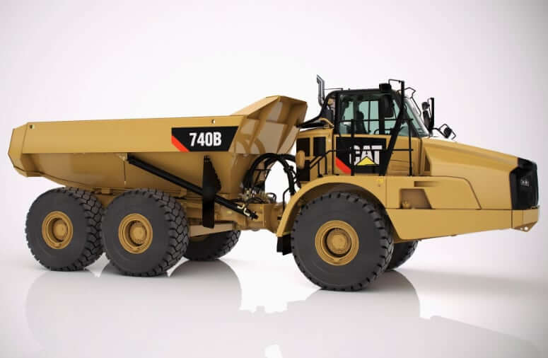 CAT 740B Articulated Dump Truck Transmission Specs