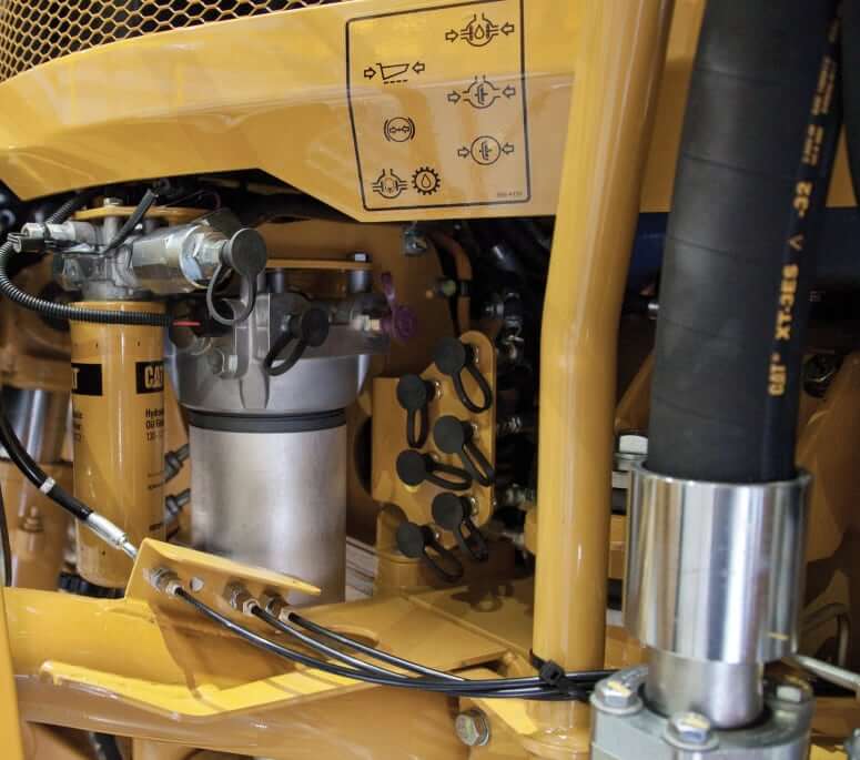 CAT 740B Service Refill Capacities