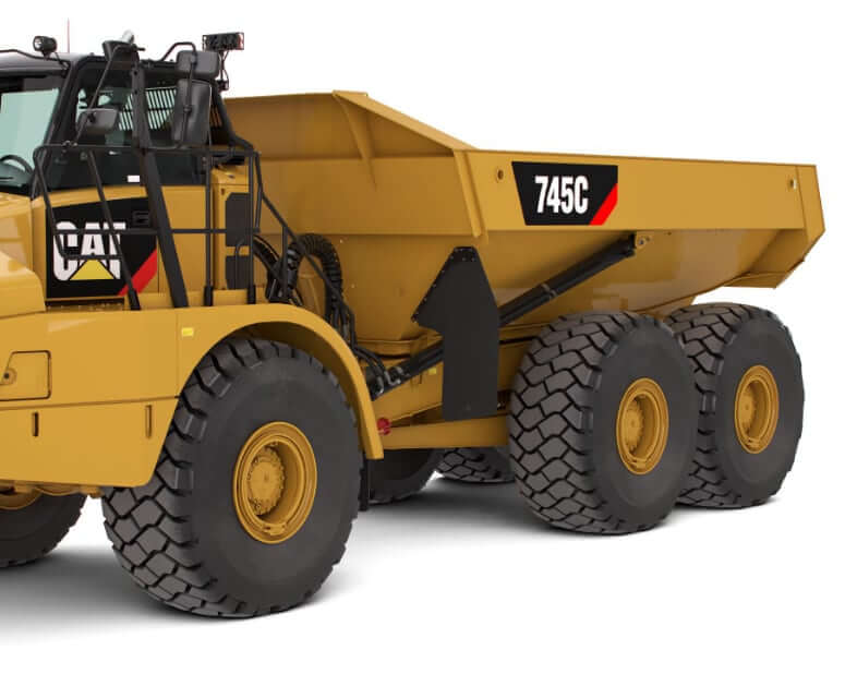 CAT 745C ADT Dump System Specs