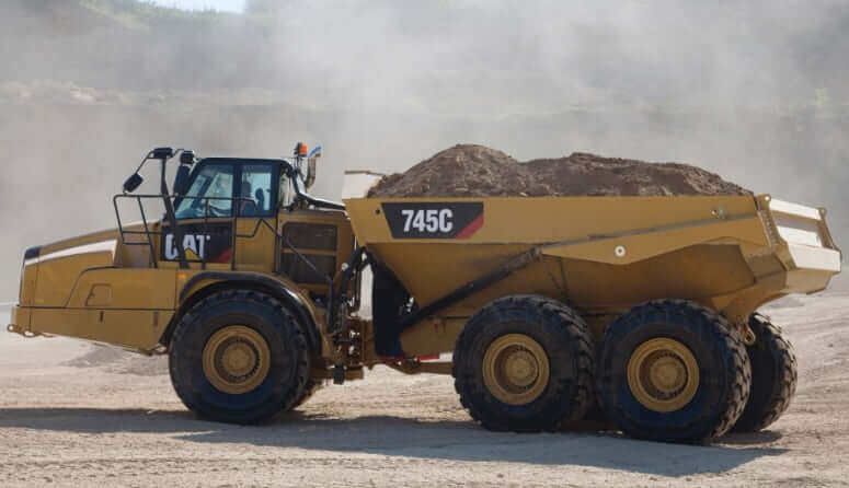 CAT 745C Articulated Dump Truck Payload Capacity