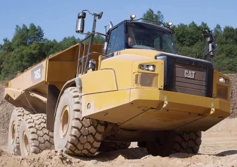 CAT 745C Articulated Dump Truck Transmission Specs