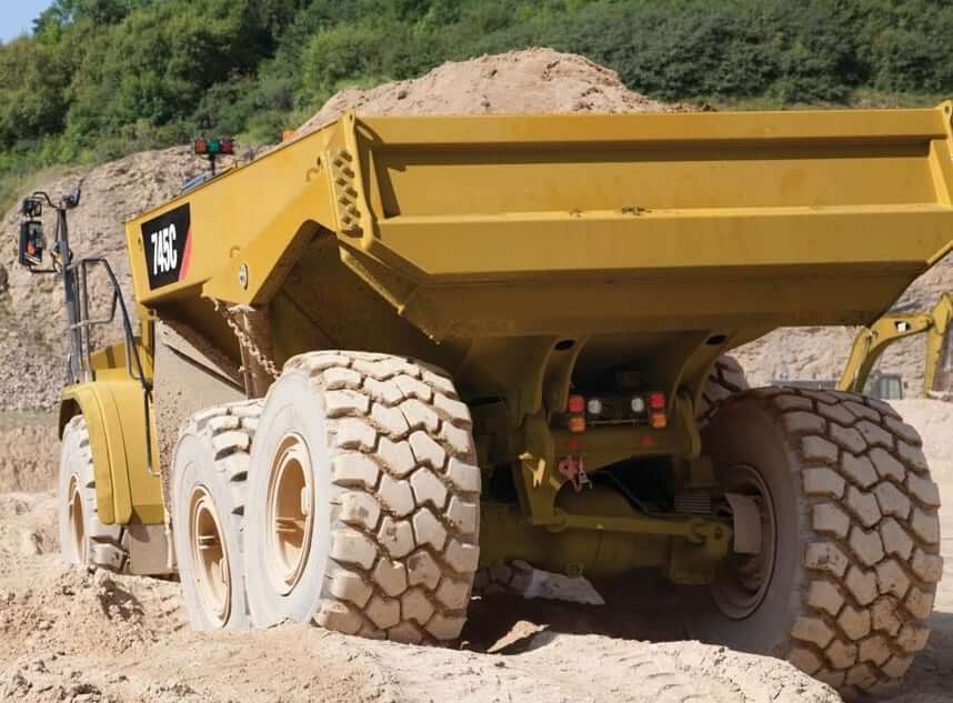 CAT 745C Articulated Dump Truck Weight