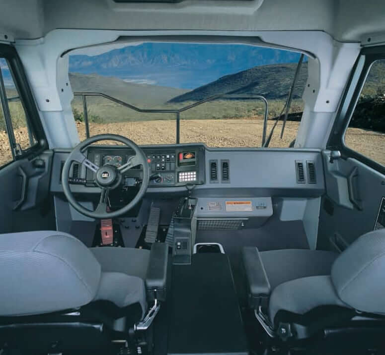 CAT 797B Cab Interior