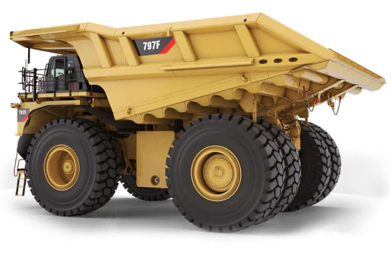 CAT 797F Dump Truck Weight