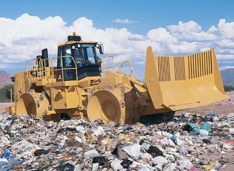 CAT 836H Landfill Compactor Blades