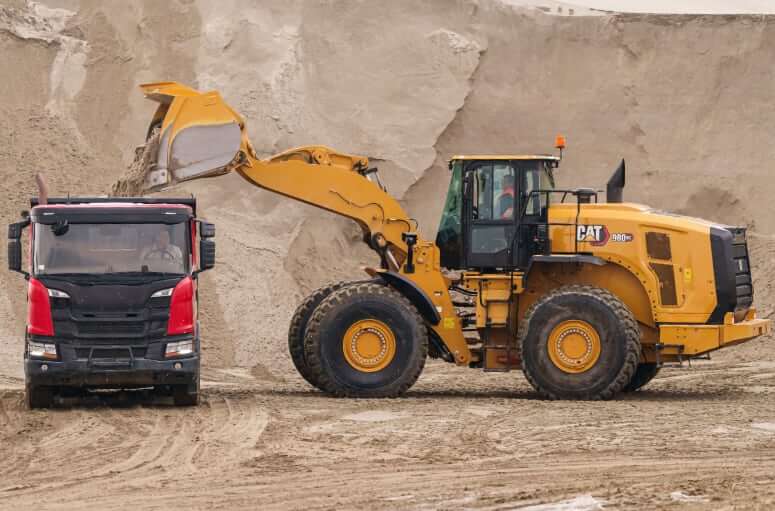 CAT 980 GC Wheel Loader Dump Capacity