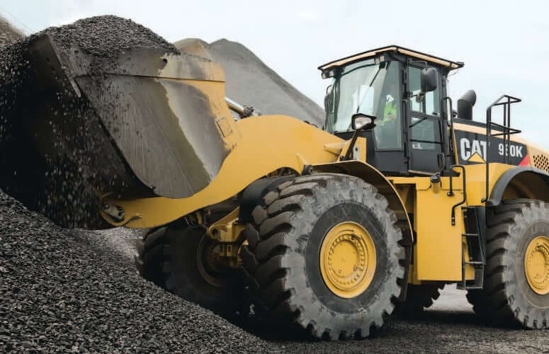 CAT 980K Wheel Loader Bucket Capacity