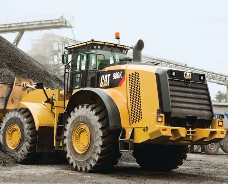 CAT 980K Wheel Loader Weight