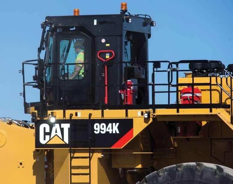 CAT 994K Wheel Loader Cab Specs