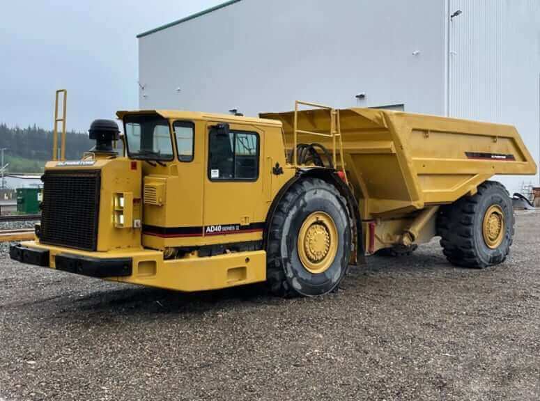 CAT AD40 Series II Underground Truck Weigh and Capacity