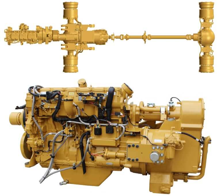 CAT AD45B Underground Truck Powertrain Specs
