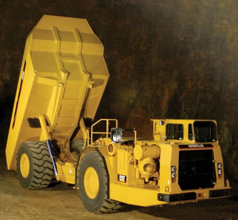 CAT AD55 Underground Truck Dump System Specs
