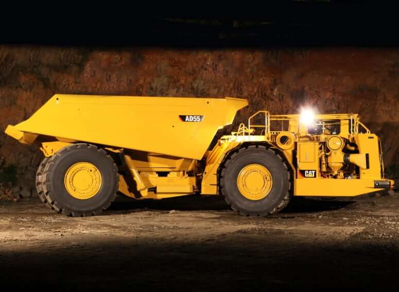CAT AD55 Underground Truck Specs
